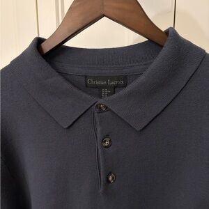 Christian Lacroix Men's Charcoal Polo Shirt